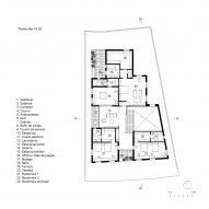 First floor plan Casa Oliva by Productora