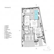 Ground floor plan Casa Oliva by Productora