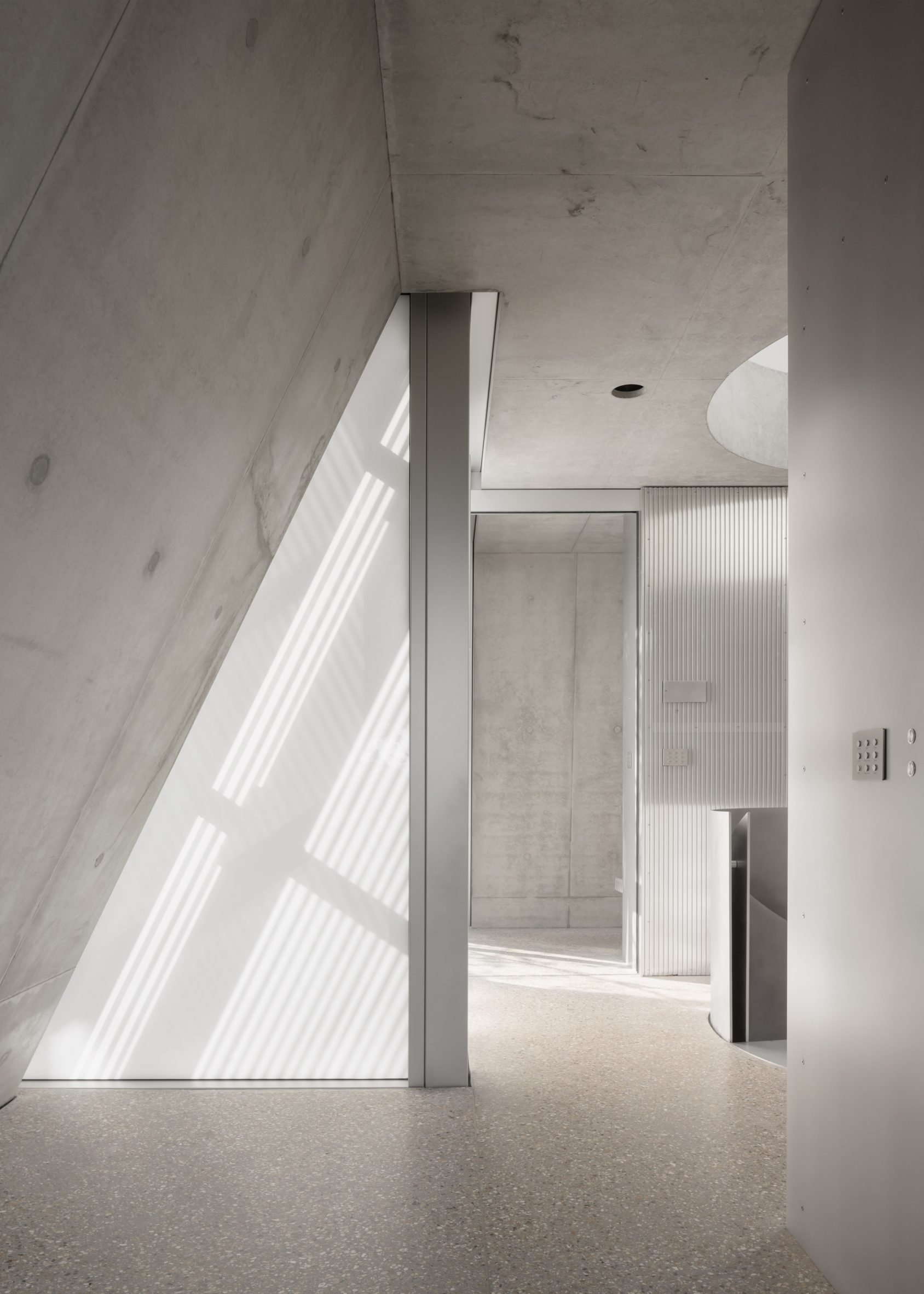 Interior of Reciprocal House by Gianni Botsford Architects