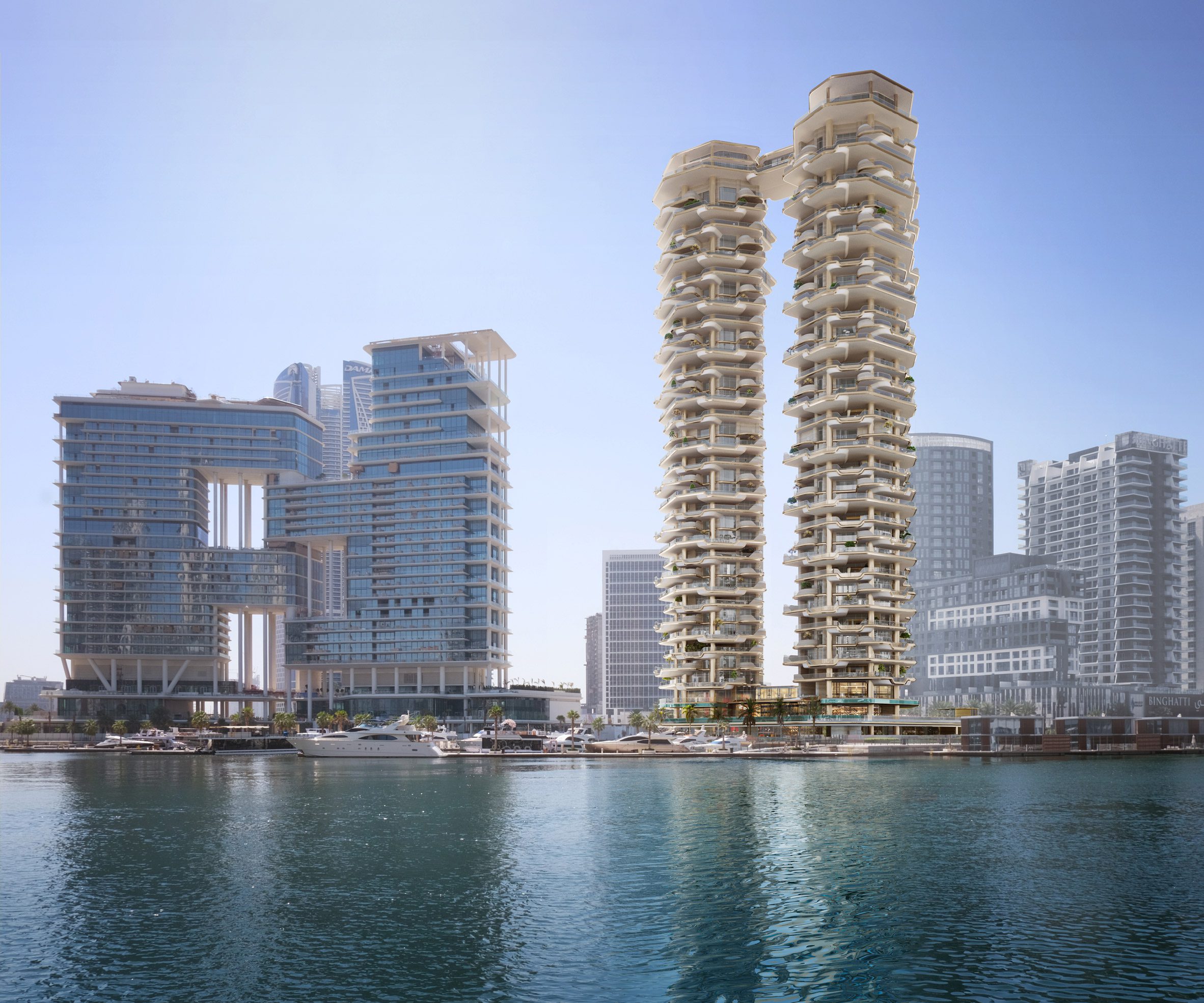 Regent Residences Dubai skyscrapers by Foster + Partners