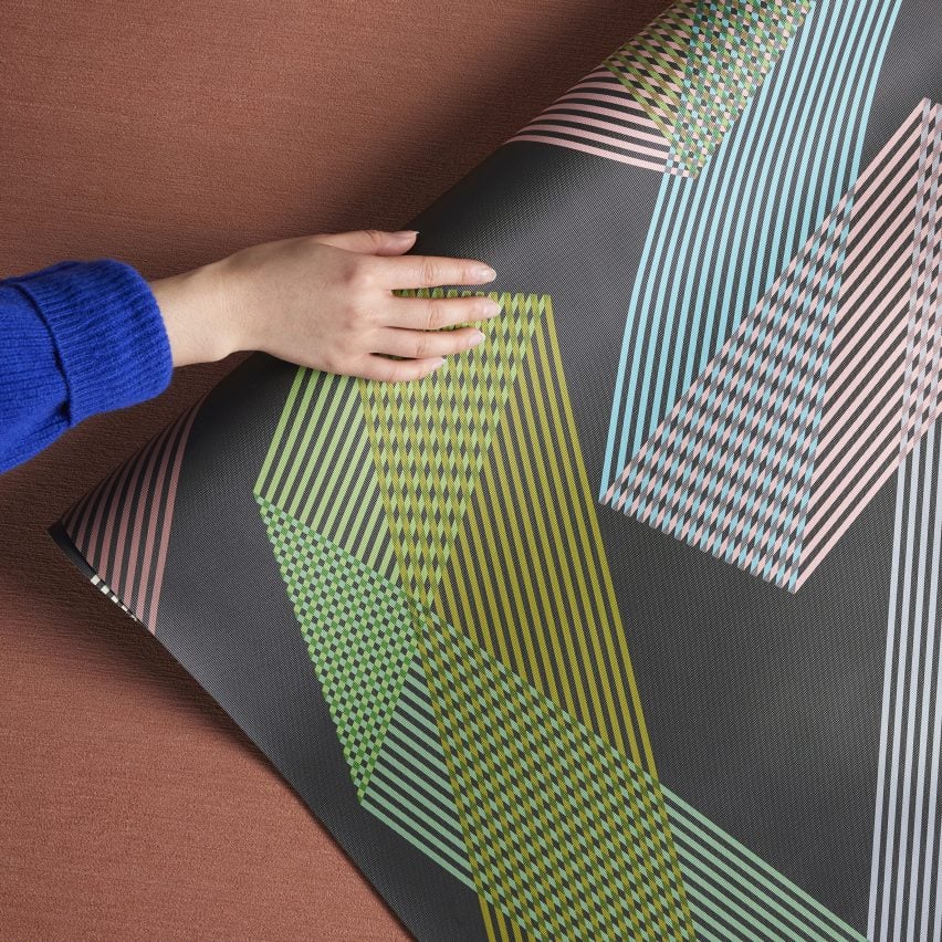 Tekstil pita oleh Sophie Smallhorn untuk Designtex