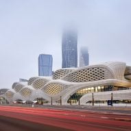 King Abdullah Financial District Metro Station by Zaha Hadid Architects