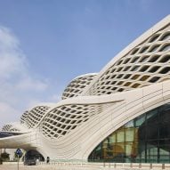 King Abdullah Financial District Metro Station by Zaha Hadid Architects