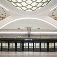 King Abdullah Financial District Metro Station by Zaha Hadid Architects