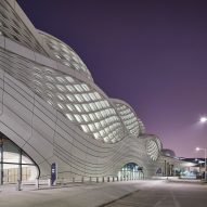 King Abdullah Financial District Metro Station by Zaha Hadid Architects