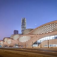 King Abdullah Financial District Metro Station by Zaha Hadid Architects