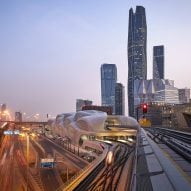 King Abdullah Financial District Metro Station by Zaha Hadid Architects