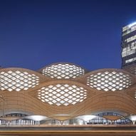 King Abdullah Financial District Metro Station by Zaha Hadid Architects