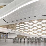 King Abdullah Financial District Metro Station by Zaha Hadid Architects