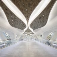 King Abdullah Financial District Metro Station by Zaha Hadid Architects