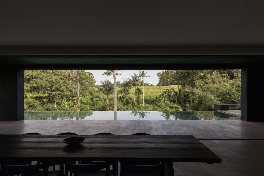 Views of Indonesian home with black exterior