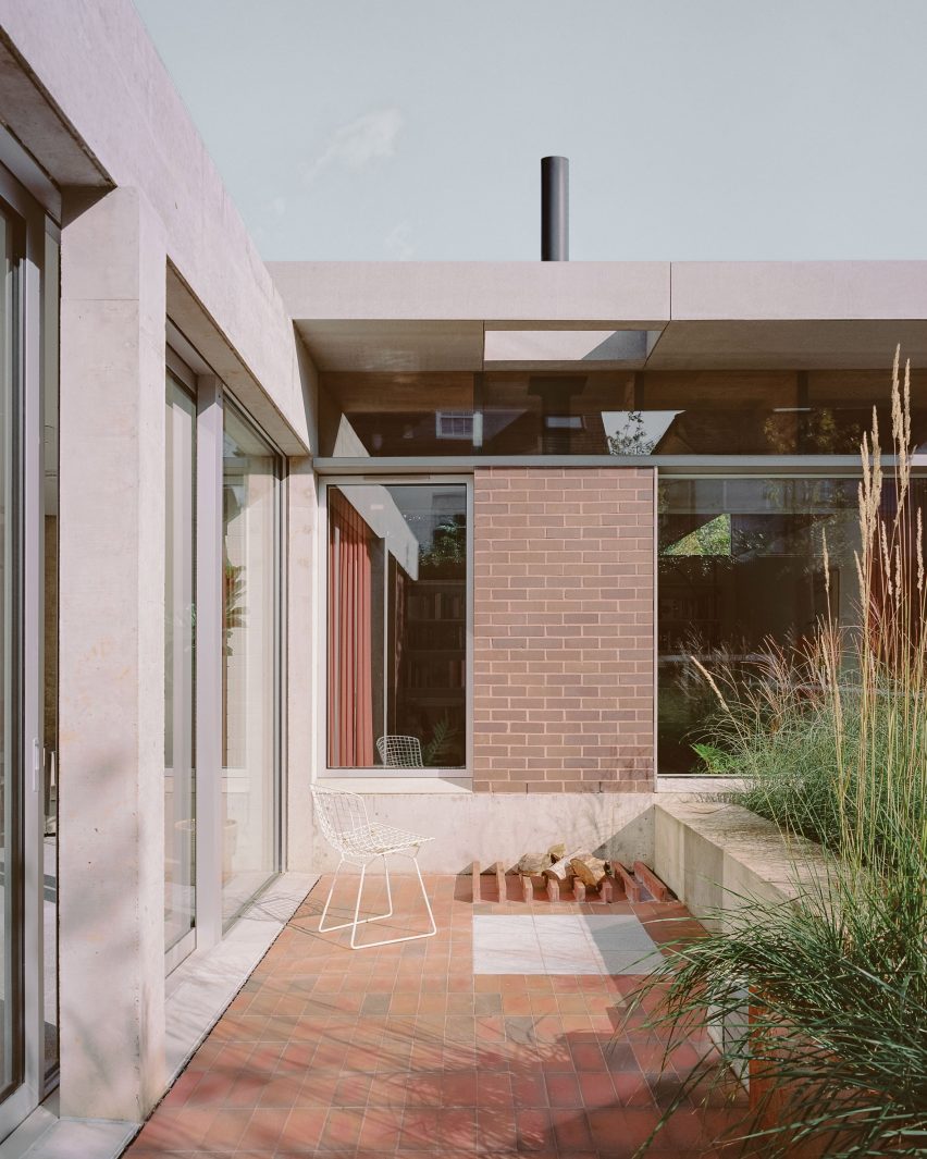 Brick and concrete home in London