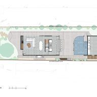 Ground floor plan Bangalow Road House by Son Studio