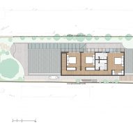 First floor plan Bangalow Road House by Son Studio