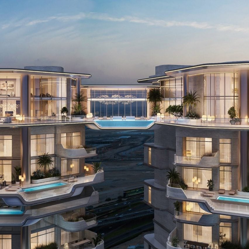 Regent Residences Dubai with sky pool by Foster + Partners