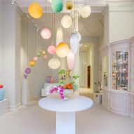 Helle Mardahl opens candy-coloured glassware store in former home of Danish royal jeweller