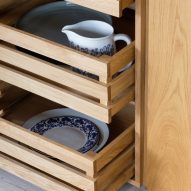 Drawers of Tenon kitchen by Kristian Ahlmark for Kongacph