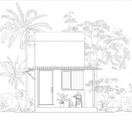 Elevation of Tiny House by Harshit Singh Kothari and Tanvi Jain