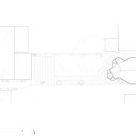 Site plan of Uxbridge Bower by Bureau de Change