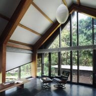 Interiors of India’s “first” mass timber residence by Architecture Discipline