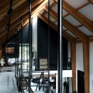 Interiors of India’s “first” mass timber residence by Architecture Discipline