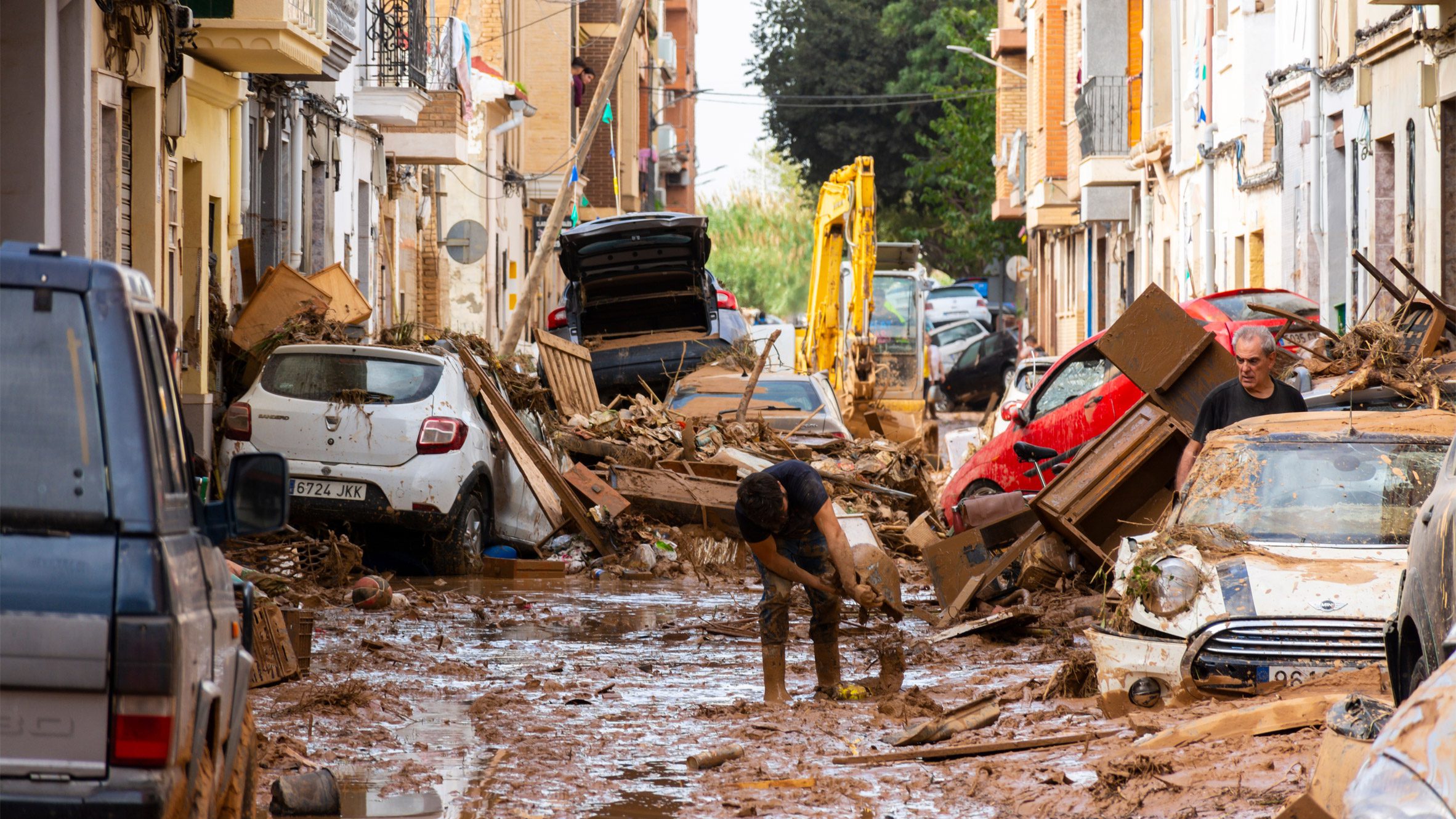 Valencia's Massanassa neighbour in the aftermath of flooding in autumn 2024