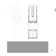 Section of Wulingshan Eye Stone Spring by Vector Architects