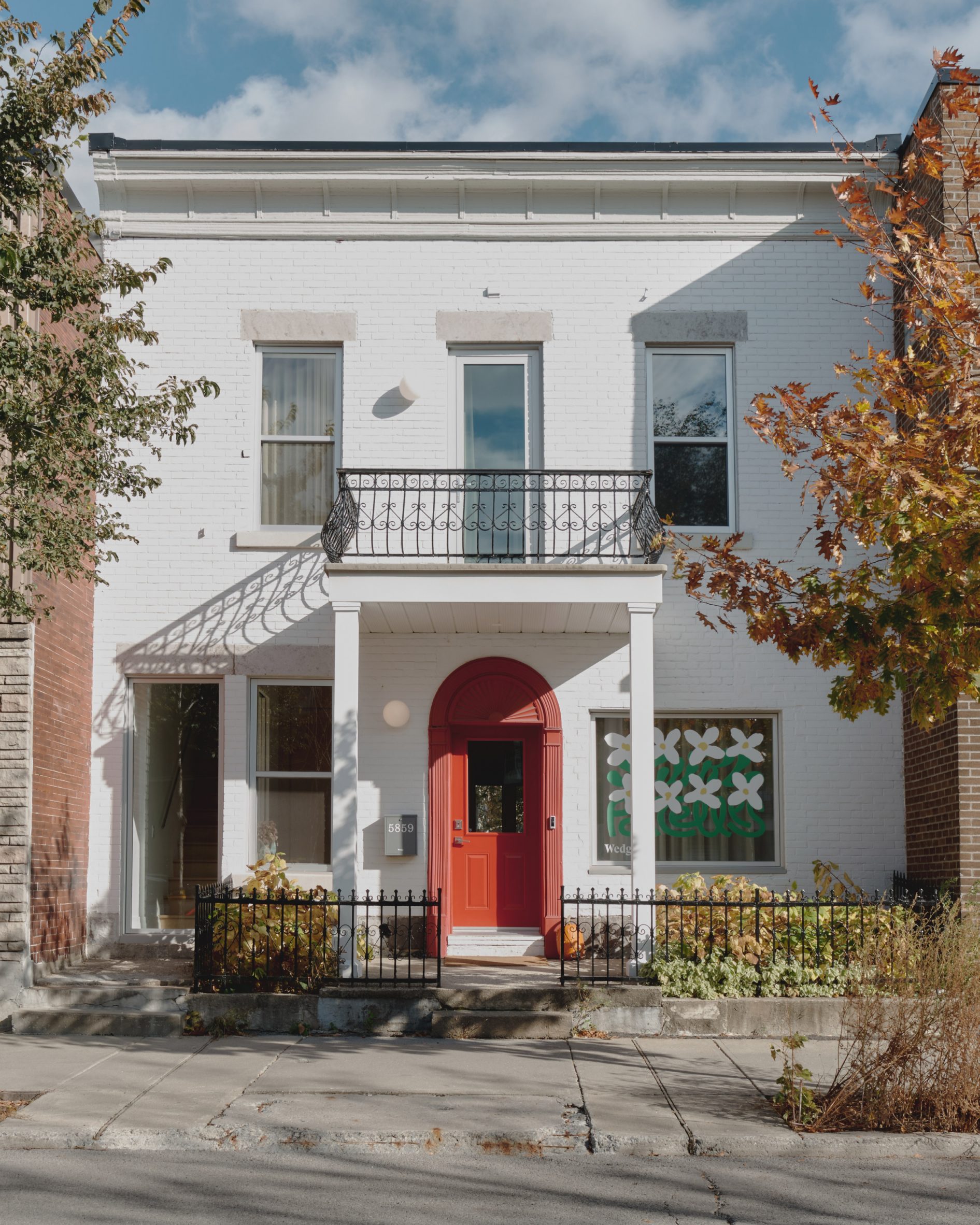 Exterior of Wedge House in Montreal