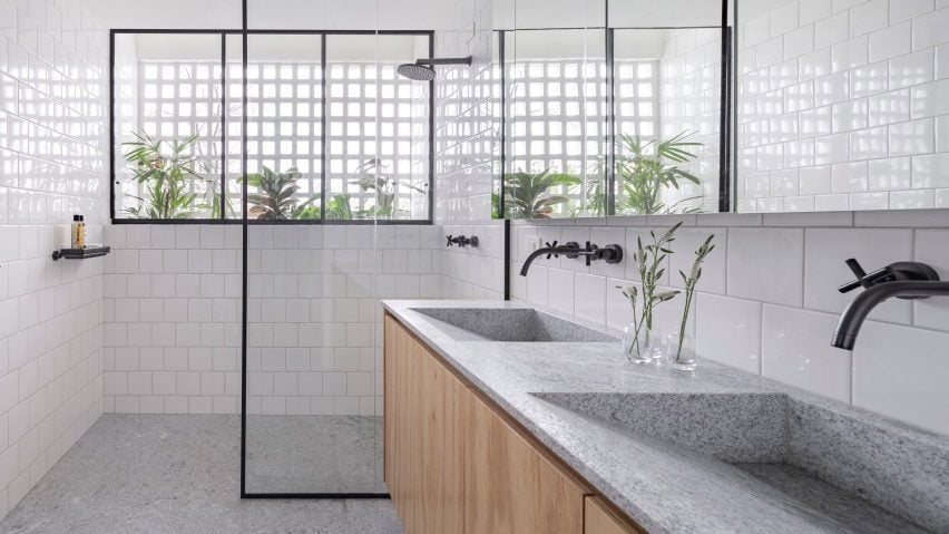 Bathroom in Brazil apartment