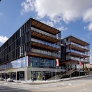 Lever Architecture grafts hybrid mass-timber structure onto LA parking garage