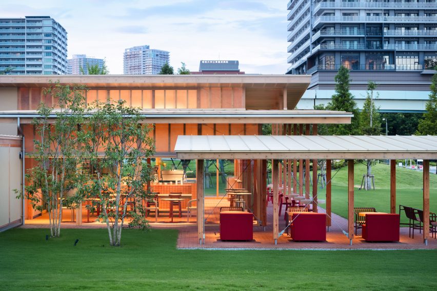 Wooden cafe in Tokyo