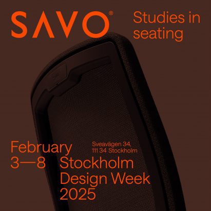 Savo presents Studies in Seating