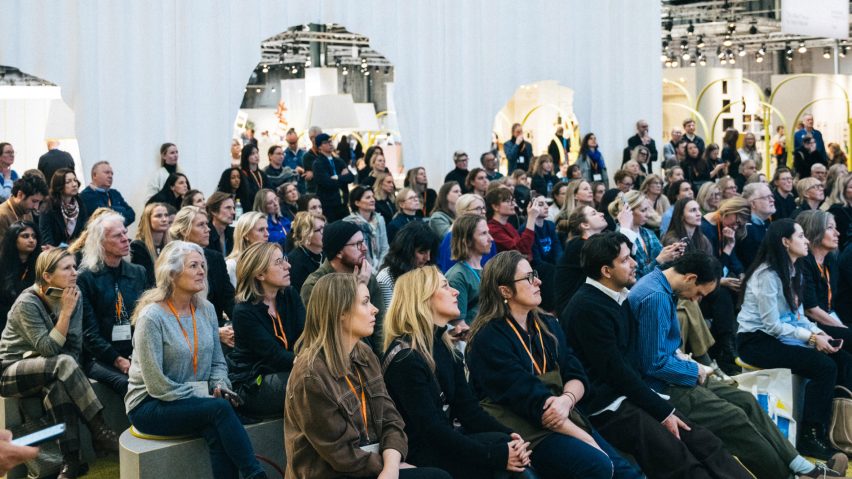 Photo of audience at Stockholm Furniture Fair Talks