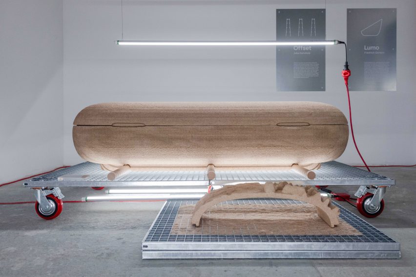 Add Picket exhibition showcases 3D-printed-wood furnishings