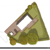 Site plan Copper Bottom by Adrian James Architects