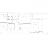 Ground floor plan Clifton House by Anthony Gill Architects