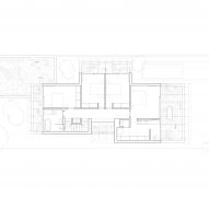 First floor plan Clifton House by Anthony Gill Architects