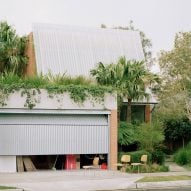 Anthony Gill Architects screens Australian house with fibreglass and plants