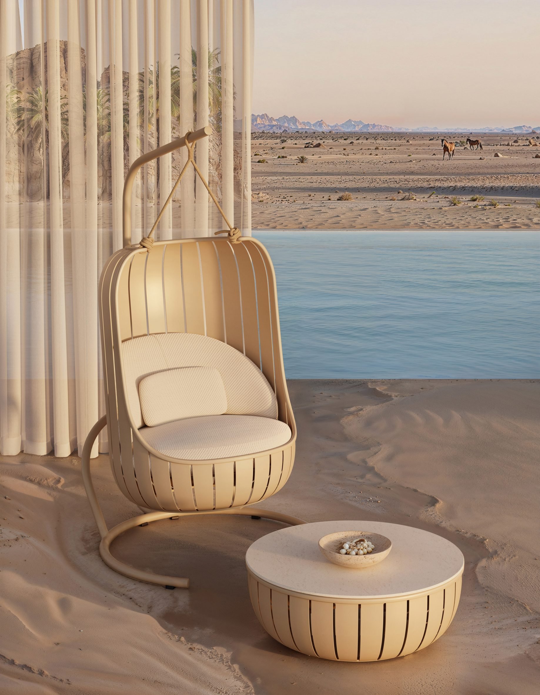 Arena outdoor furniture by Søren Rose for Gandia Blasco