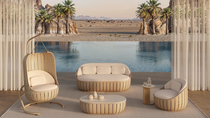Arena outdoor furniture by Søren Rose for Gandia Blasco
