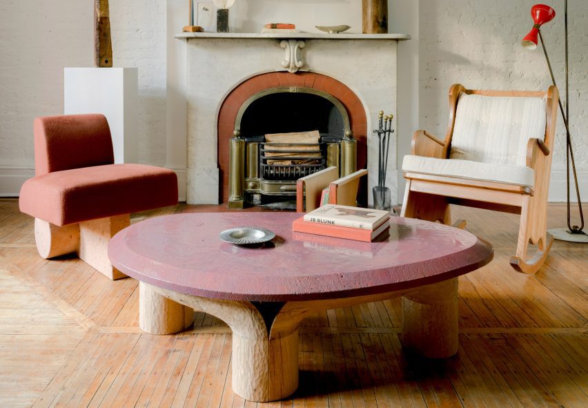 Living room with autumnal shades