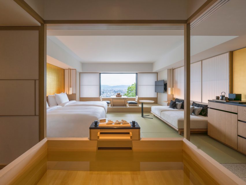 Guest room of Banyan Tree Higashiyama Kyoto