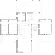 Ground floor plan Tidal House by Brown & Brown