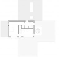 First floor plan Tidal House by Brown & Brown