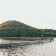 Cycling Between Terrils by Buro Landschap