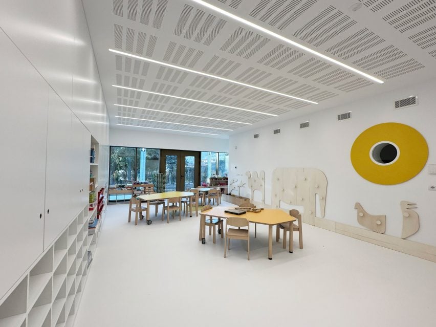 Classroom of Noah's Ark Nursery by C+S Architects