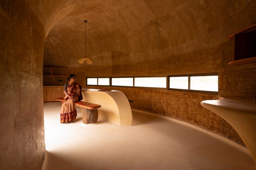 Kitchen interior within Into the Wild home in Tamil Nadu