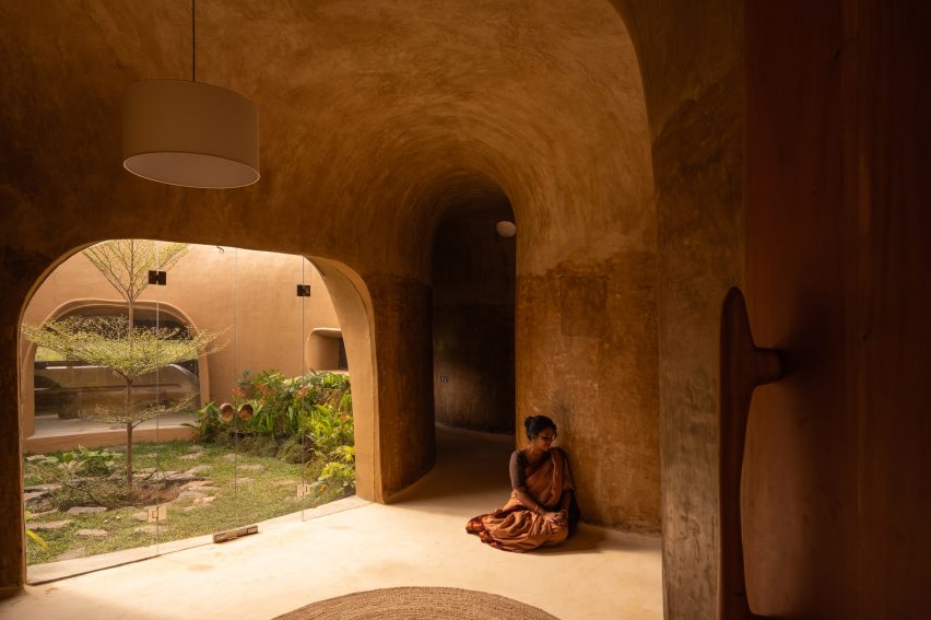 Interior view of Indian home by Earthscape Studio