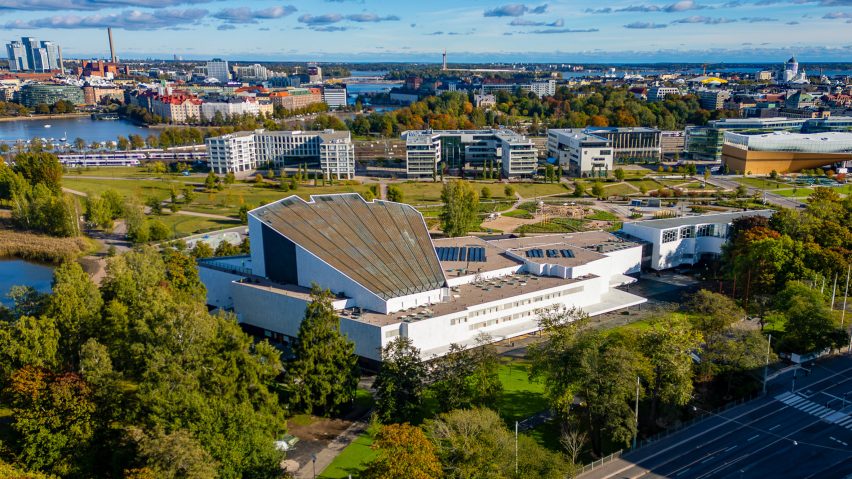 Alvar Aalto's Finlandia Hall by Arkkitehdit NRT