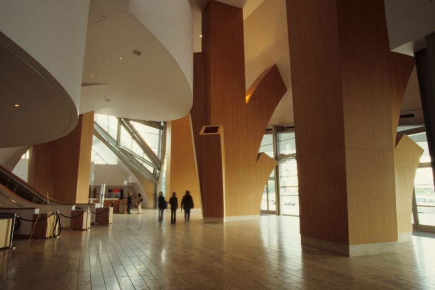 Interior of Walt Disney Concert Hall